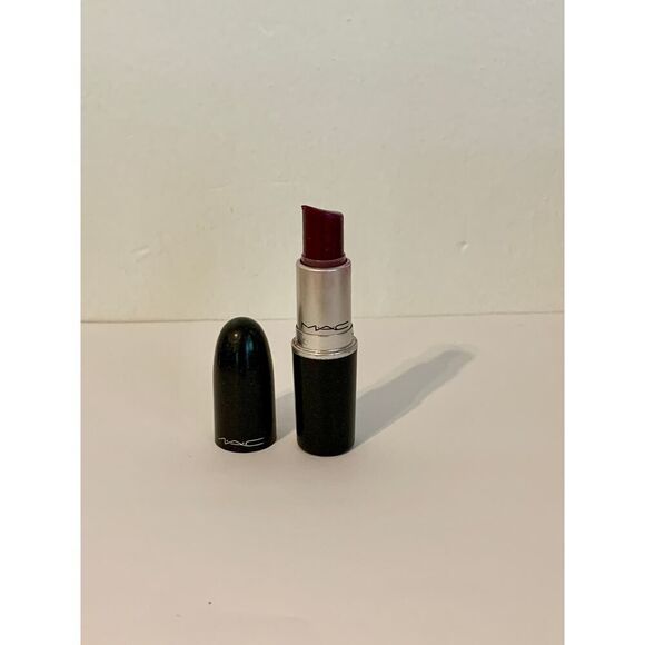MAC Satin Lipstick REBEL USED Original Formula VTG Deep Purple *SEE PHOTOS* - Picture 8 of 11